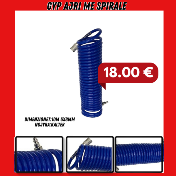 Gyp ajri me spirale 10m 6x8mm