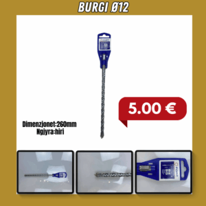 Burgi ø12x260mm