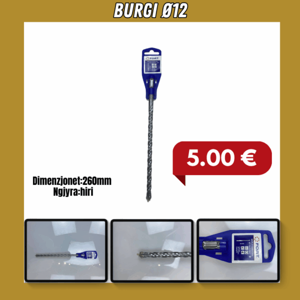 Burgi ø12x260mm