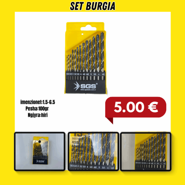Set burgia
