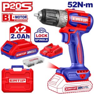 Aku Stërvitës Pa Furça 20V – 52Nm ECDL20453