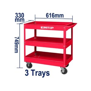 Karrocë industriale për vegla, 3 nivele – EMTOP ETCS0301