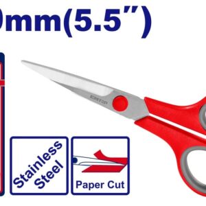 Gërshërë prej çeliku inox 140mm – EMTOP EMSX2655