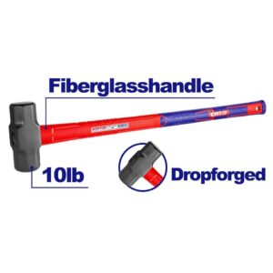 Qekan i forguar me dorezë fibre74.5kg – EMTOP EMHM3306