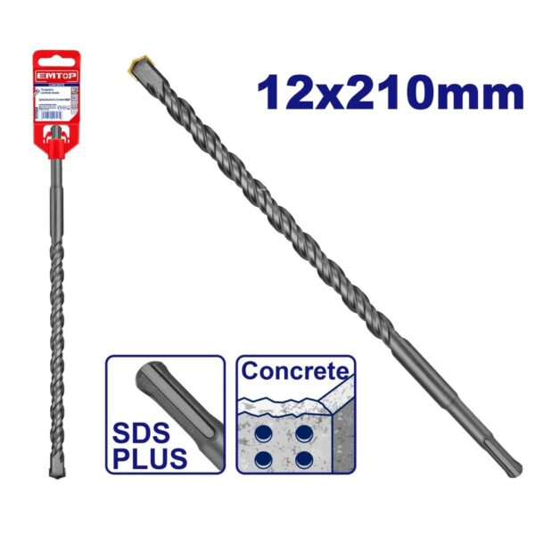 Burgi për beton, 12x210mm, SDS Plus EHDR11203