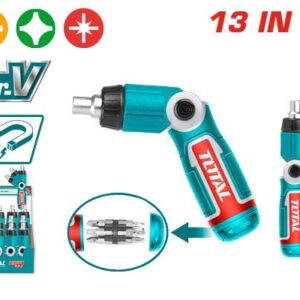 TOTAL SET KACAVIDA ME RATCHET 13 NË 1 (TACSD30136)