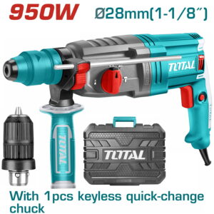 Burmashin TOTAL SDS-PLUS 950W me mbajtëse (TH309288-2)