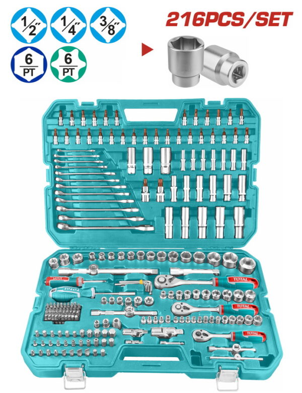 TOTAL SET MJETESH TË KOMBINUARA 216 cope (THKTHP22166)