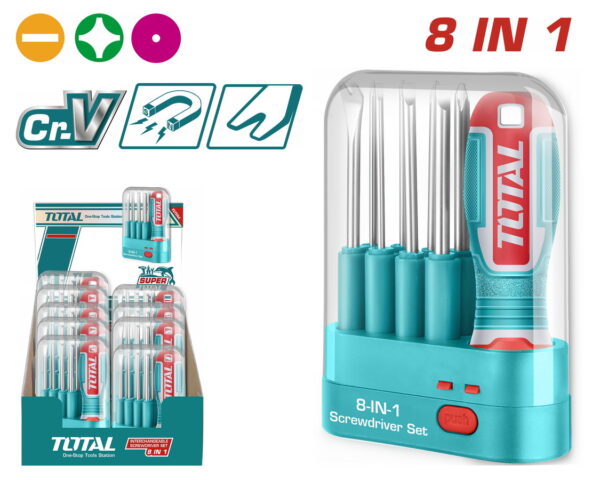 TOTAL SET KACAVIDA ME MAJE TË NDRYSHUESHME 9 COPË (THT250906)