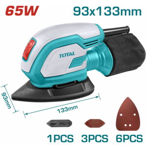 Letër gërryese TOTAL Palm Sander 65W (TMS6505)